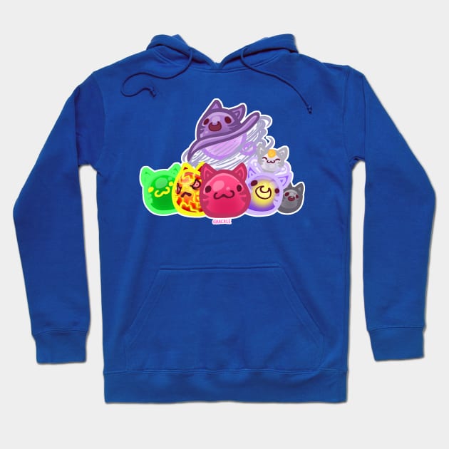 Tabbies! (No Text Version) Hoodie by Jan Grackle